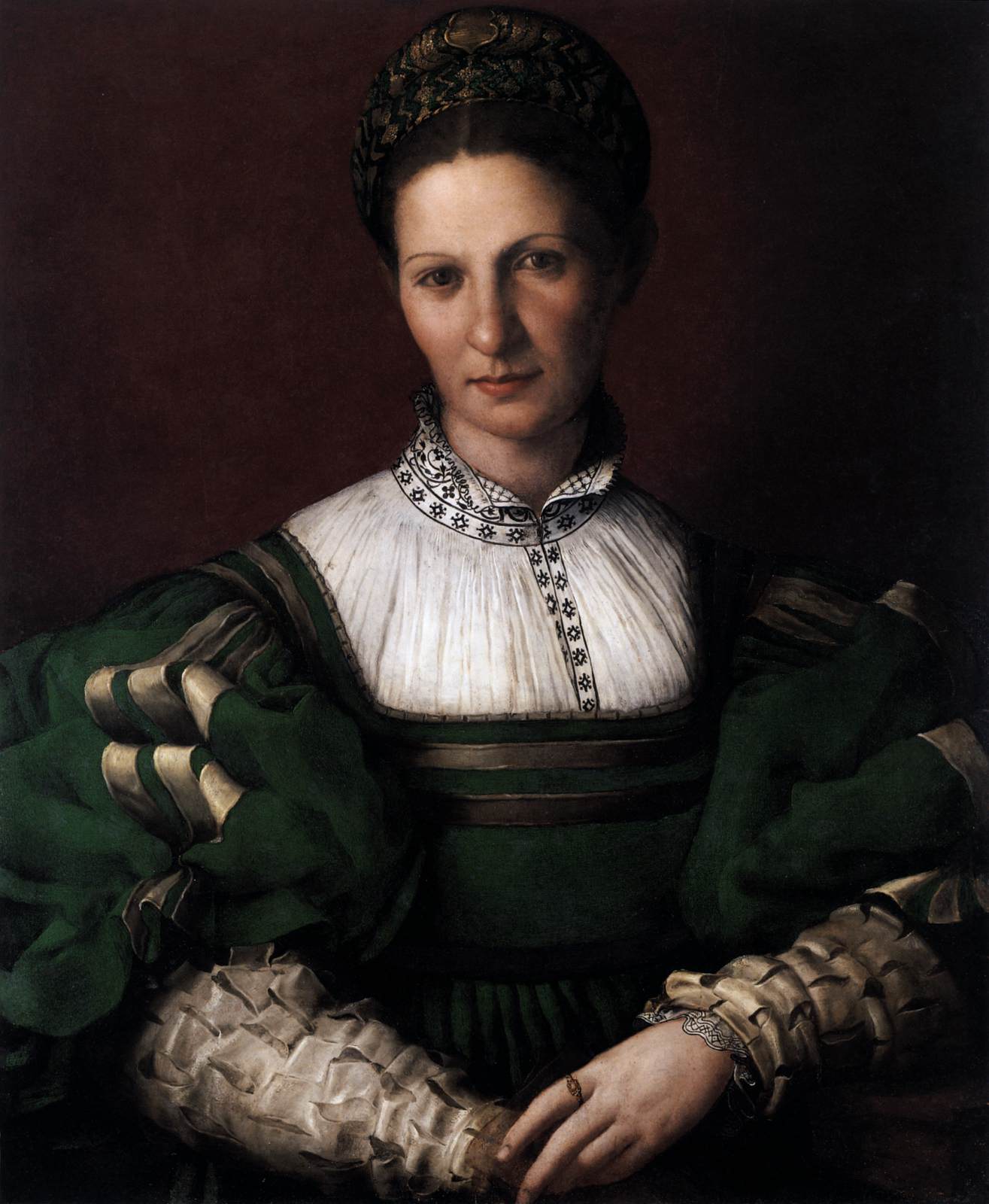 Portrait d'une dame en vert