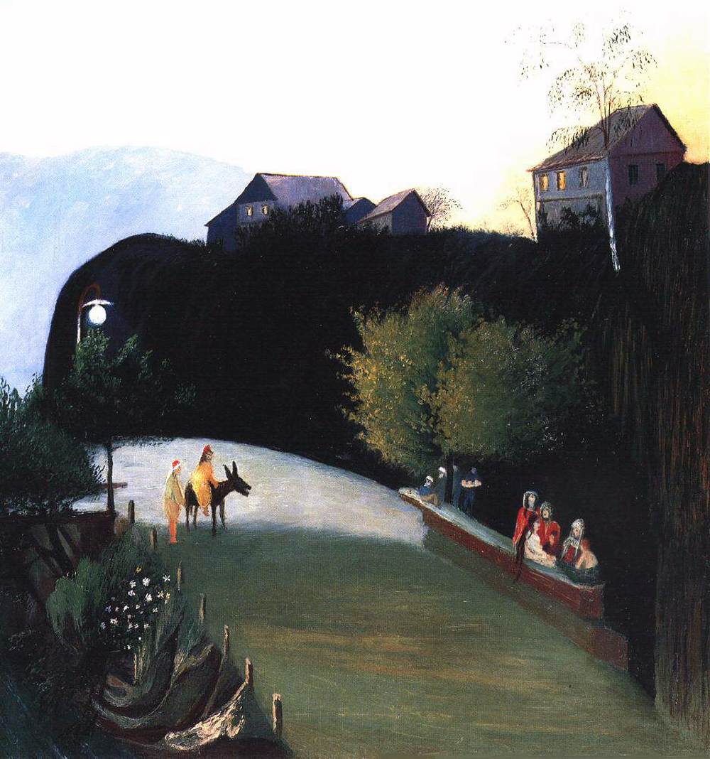 Arbres à la lumière électrique à Jajce