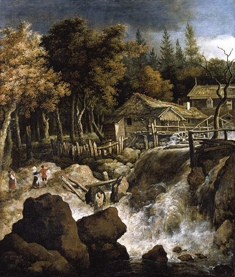 Paysage boisé scandinave
