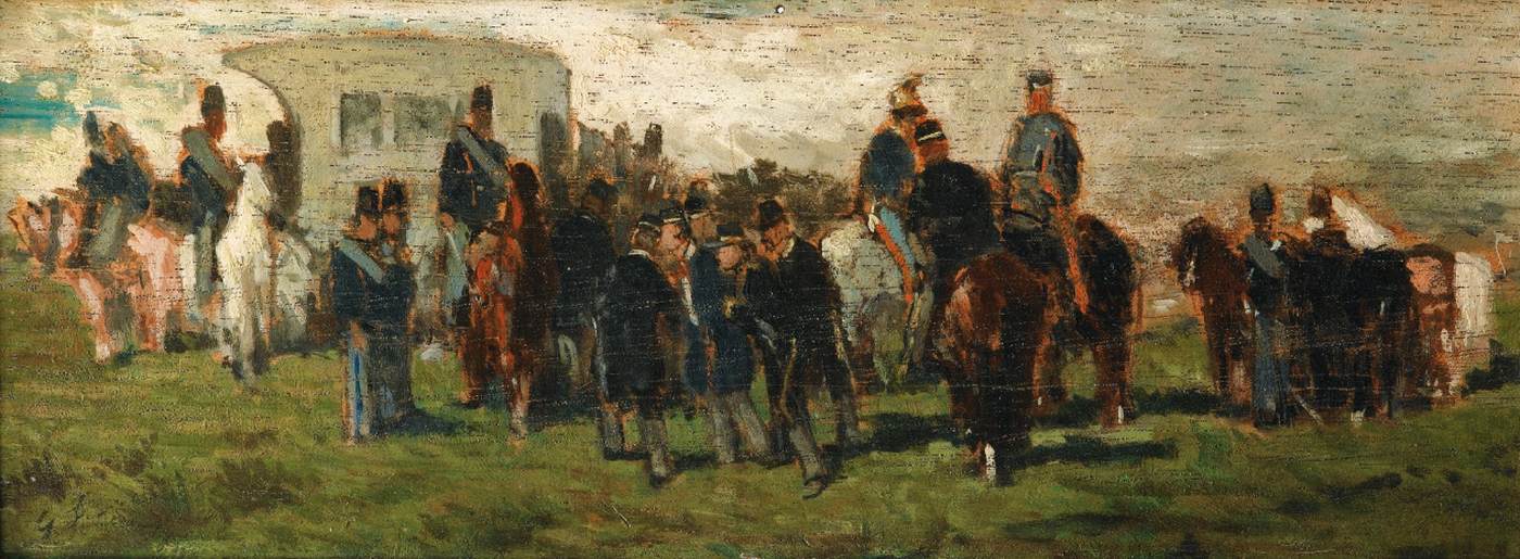 Soldats au repos