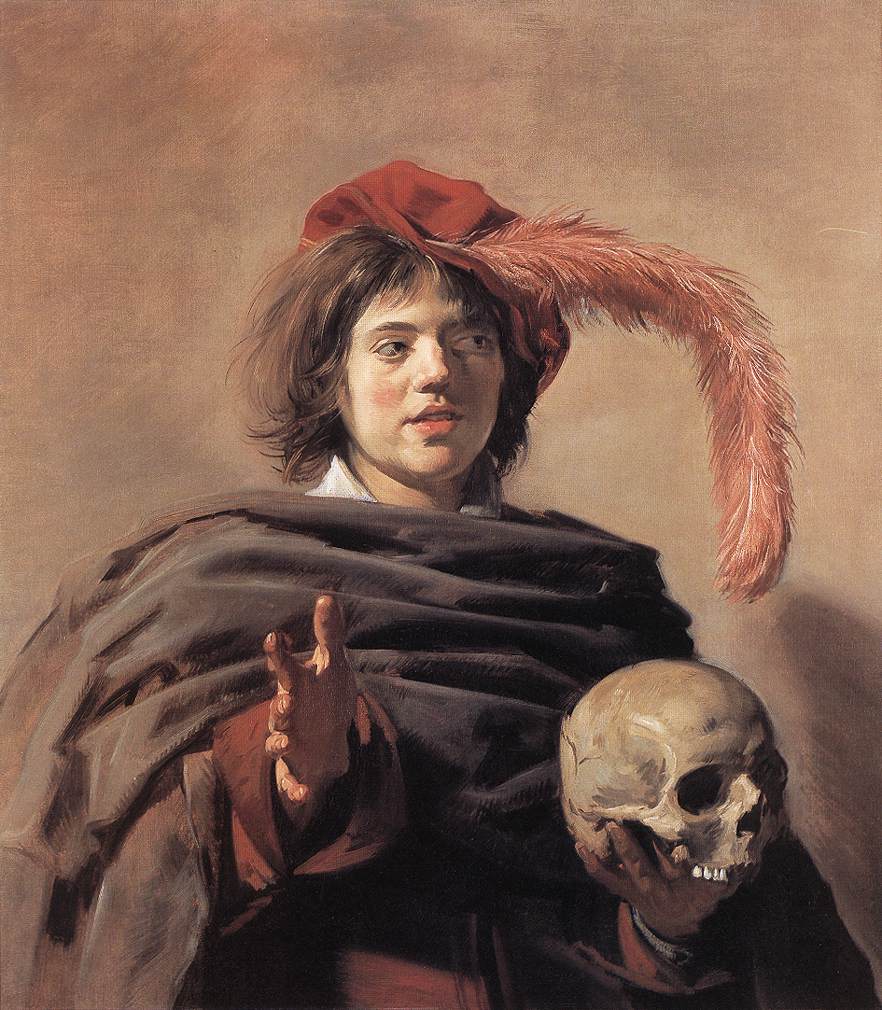 Jeune homme au crâne (Vanité)