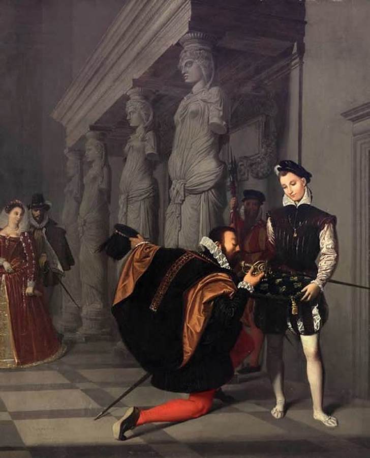 Don Pedro de Tolède embrassant l'épée d'Henri IV