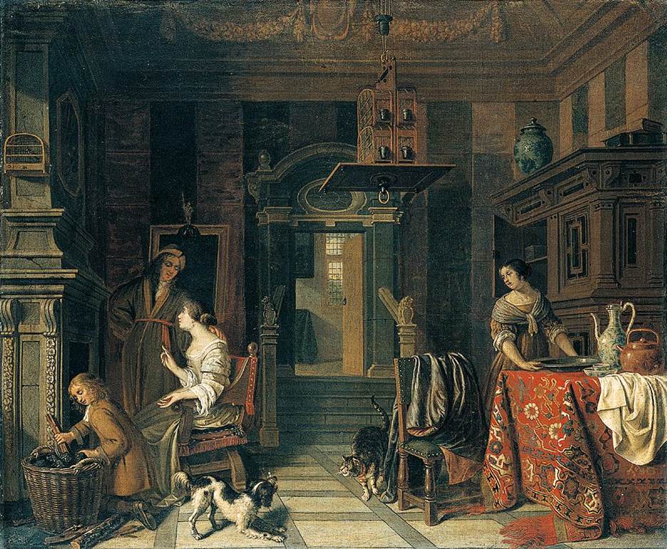 Intérieur d'une maison de ville