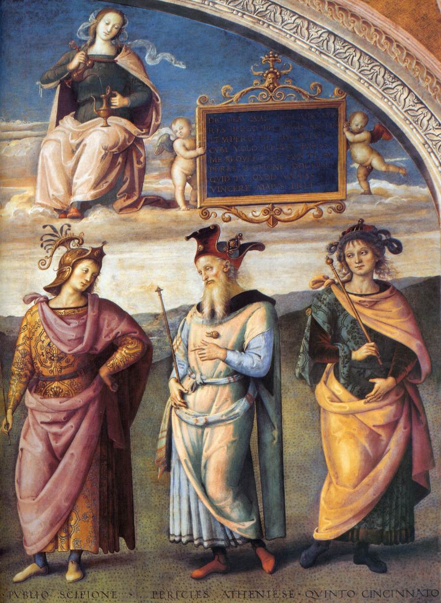 Hommes illustres de l'Antiquité (détail)
