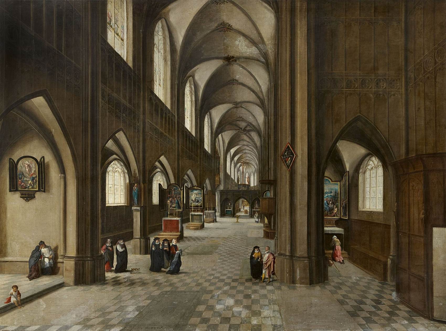 Intérieur d'église