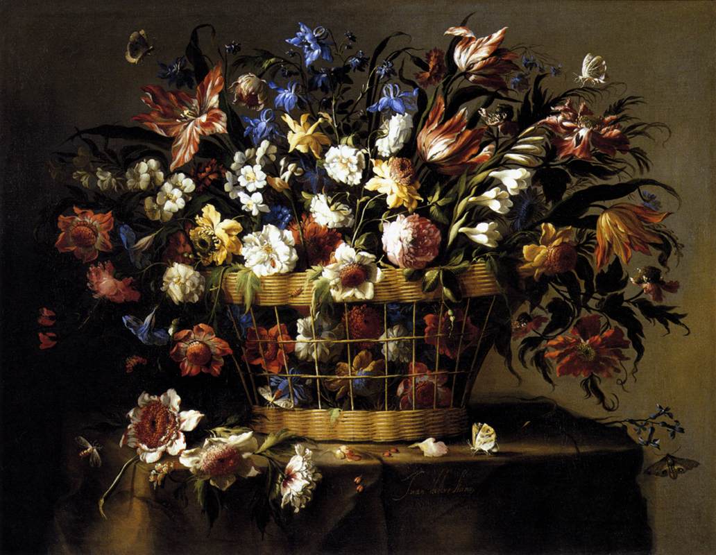 Panier de fleurs