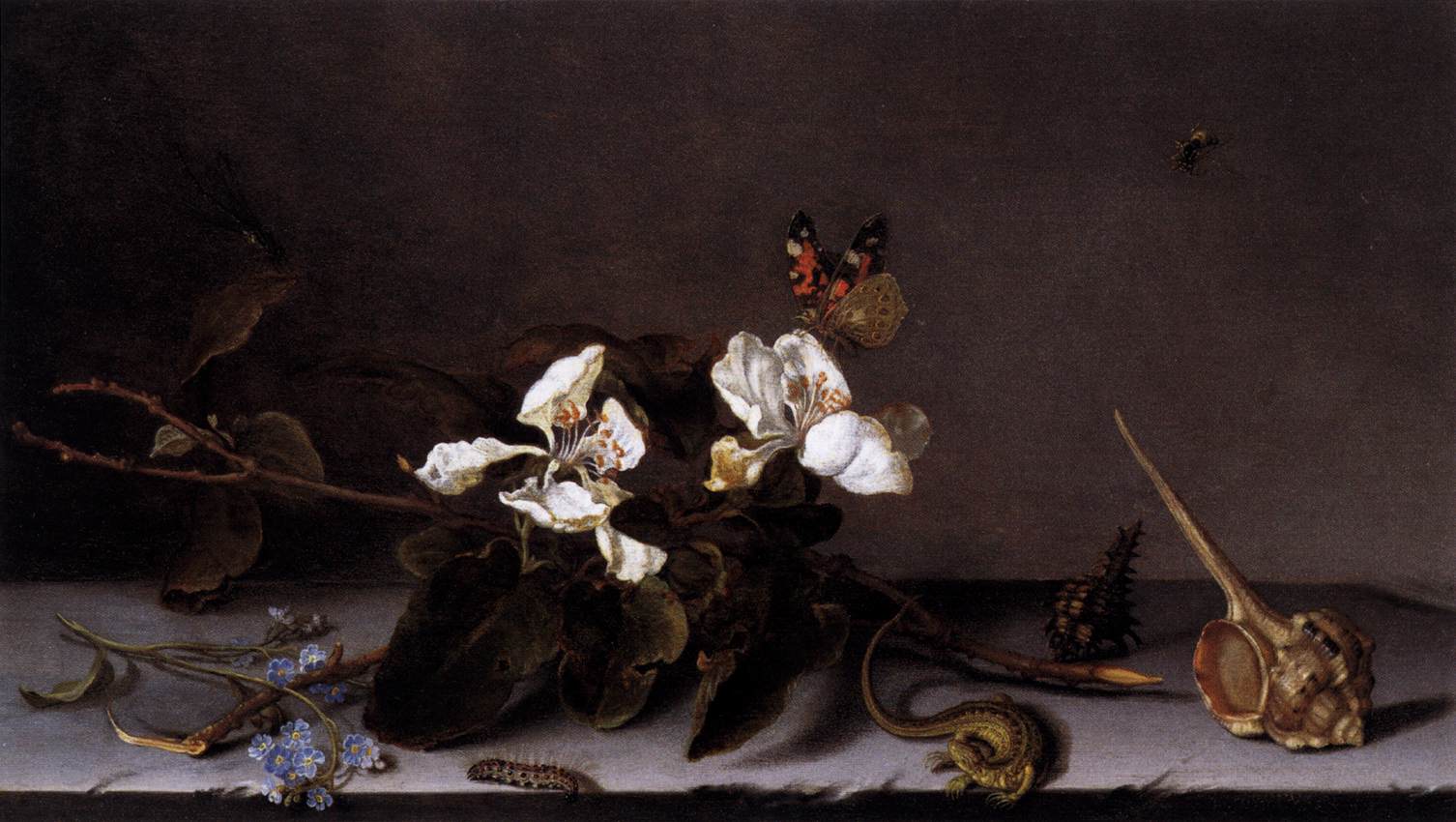 Nature morte aux fleurs de pommier