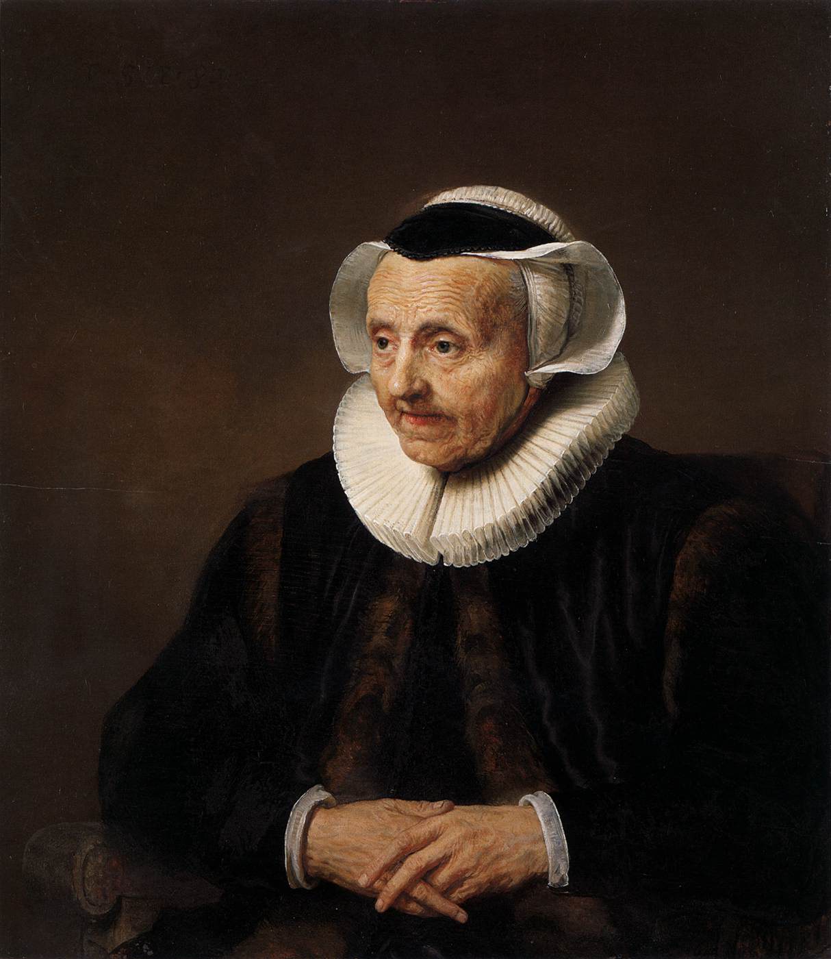 Portrait d'une femme âgée