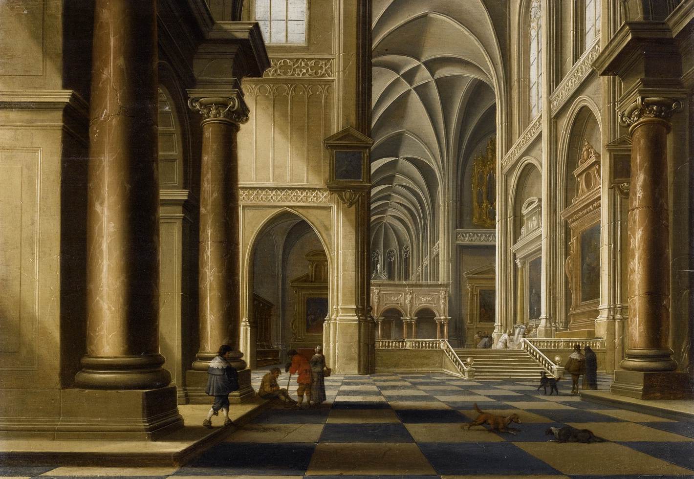 Intérieur d'une église