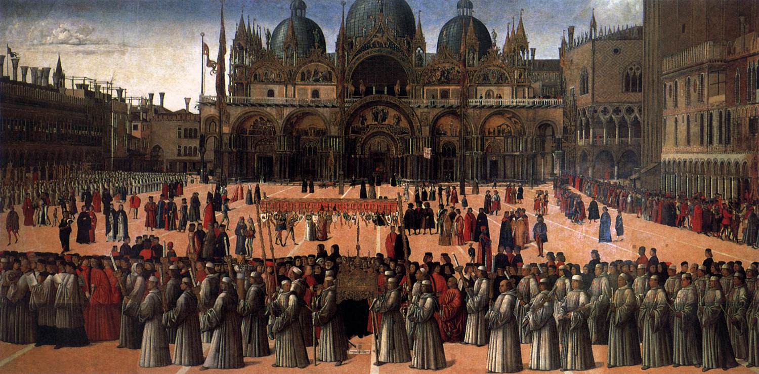 Procession sur la Piazza San Marco