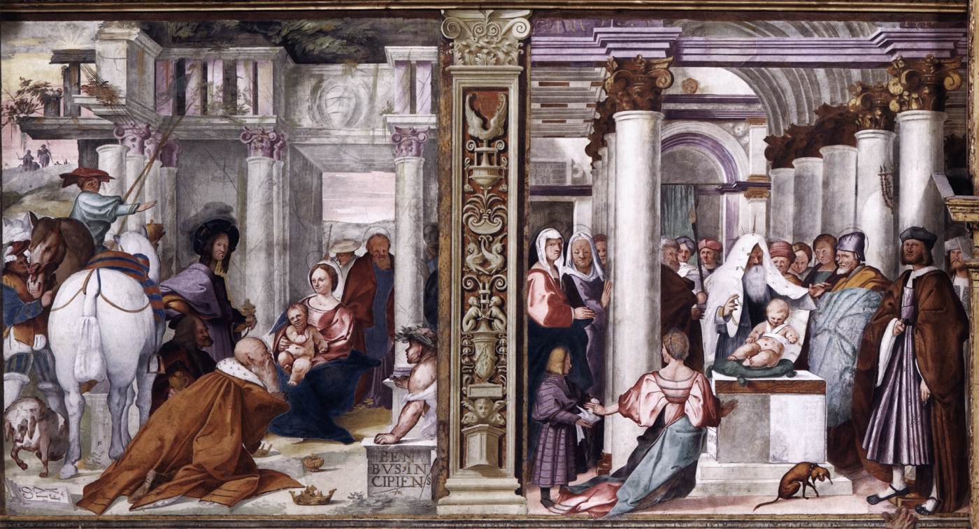 Adoration des Mages et Présentation au Temple