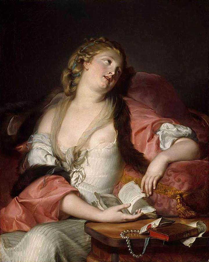 Dame lisant les lettres d'Héloïse et d'Abélard