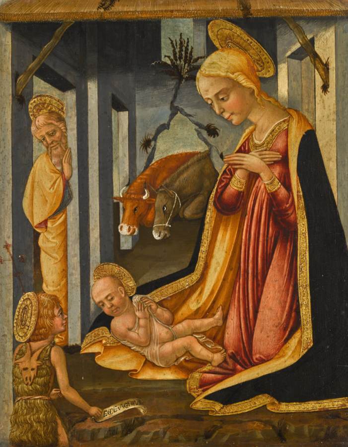 Adoration de l'Enfant Jésus avec le jeune saint Jean-Baptiste