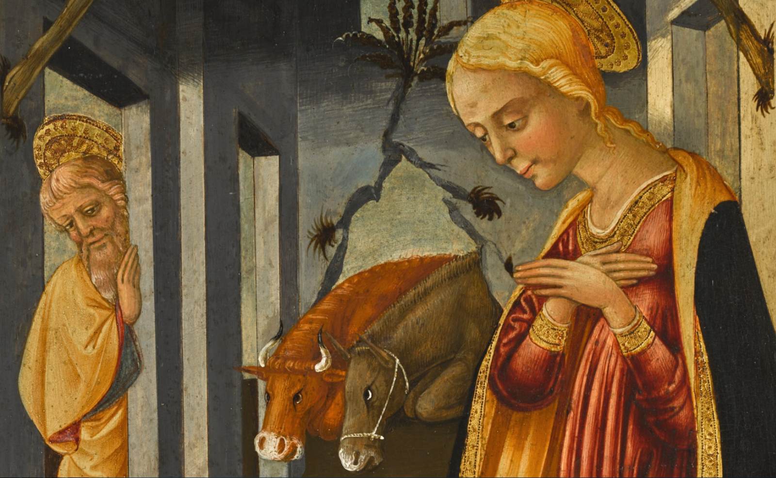 Adoration de l'Enfant Jésus avec le jeune saint Jean-Baptiste (détail)