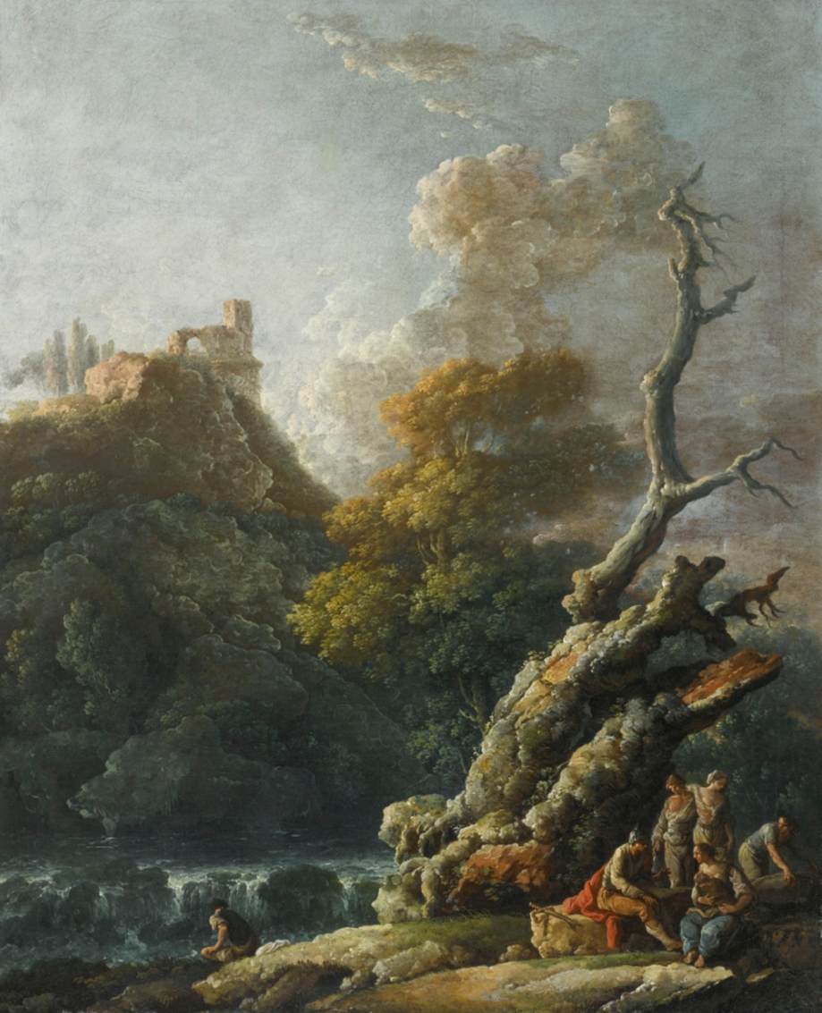 Paysage fluvial arcadien