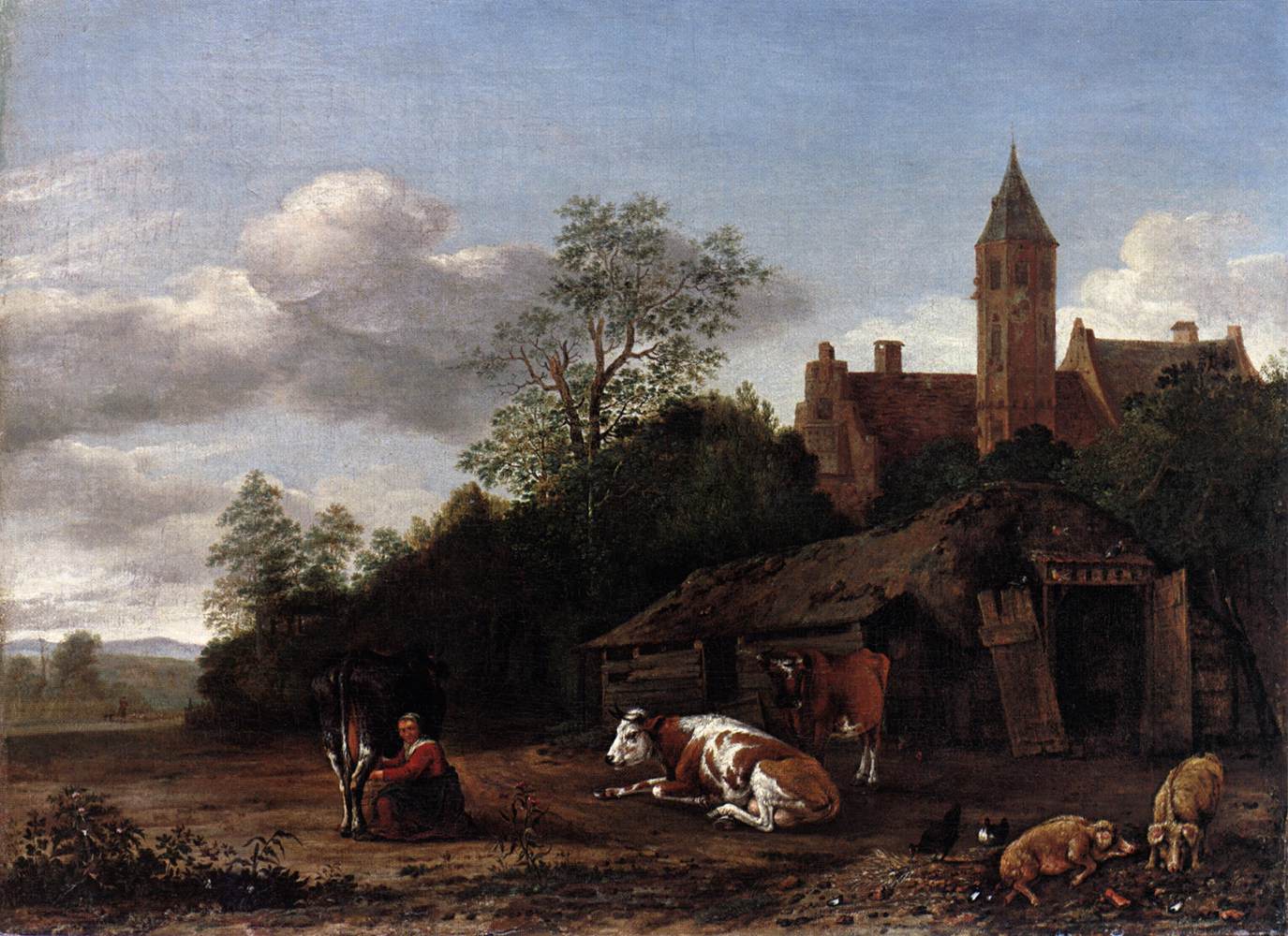 Scène de basse-cour