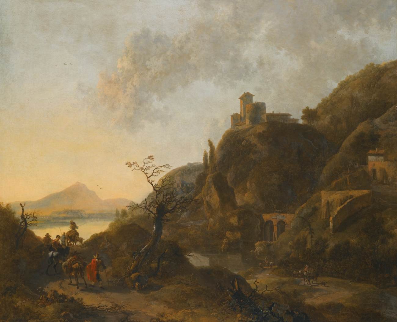 Paysage rocheux à l'italienne