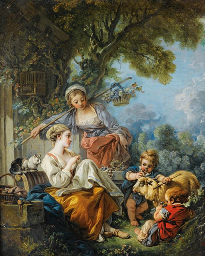 Scène pastorale