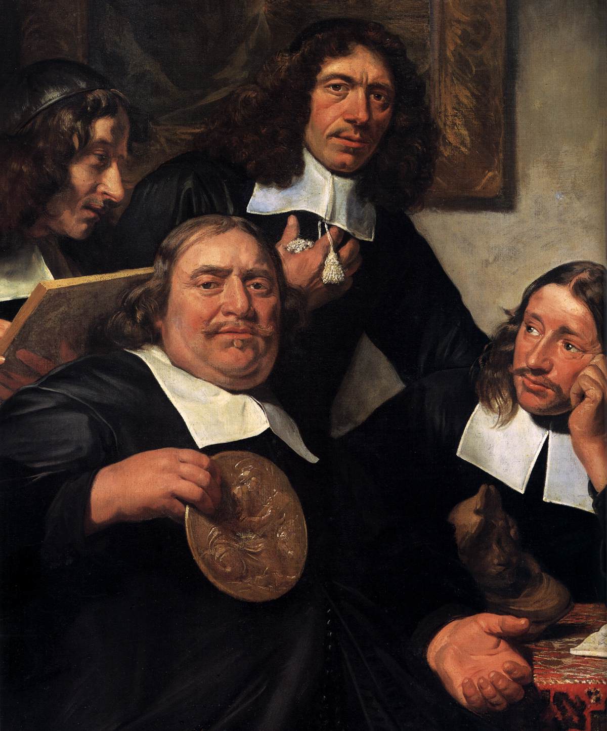 Les gouverneurs de la guilde de saint Luc de Haarlem (détail)