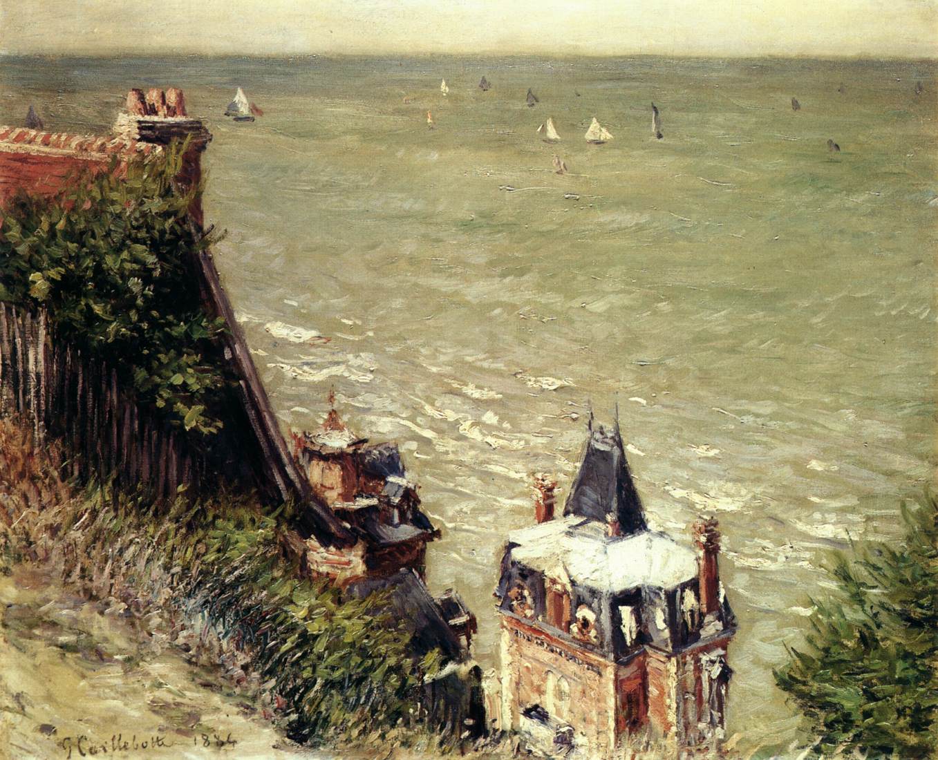 La villa rose à Trouville