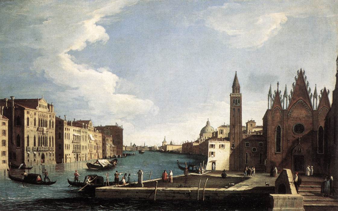 Le Grand Canal avec l'église de La Carità