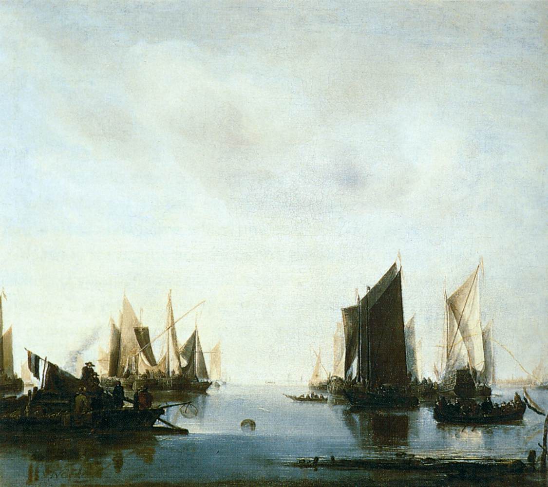 Marine avec voiliers