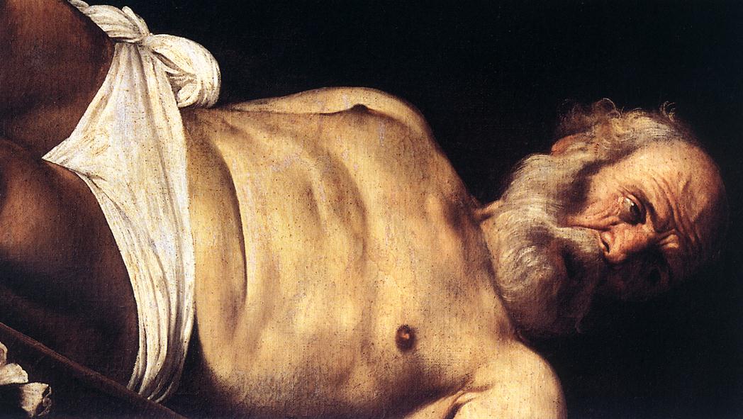 La Crucifixion de saint Pierre (détail)