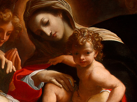 Le Rêve de Sainte Catherine d'Alexandrie (détail)