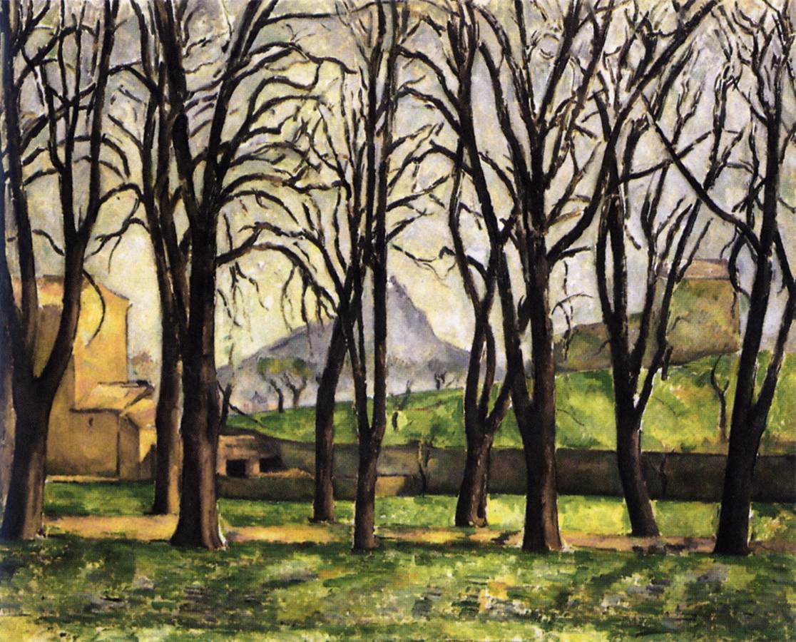 Marronniers au Jas de Bouffan en hiver