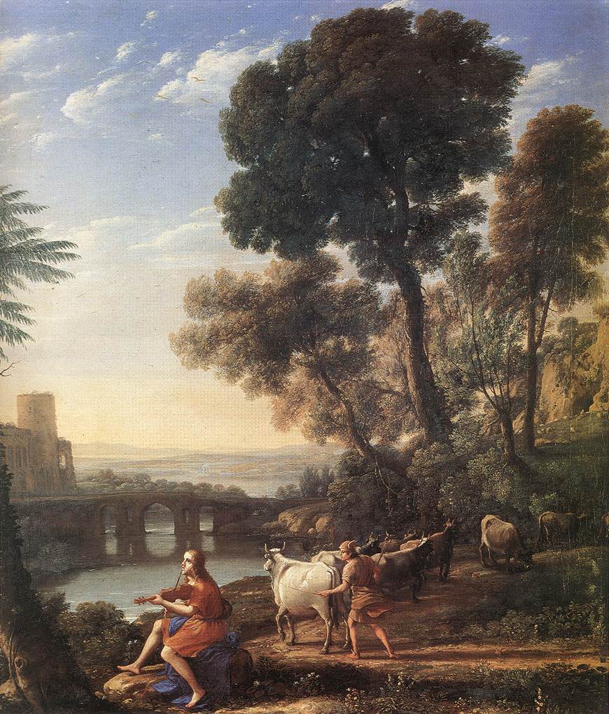Paysage avec Apollon gardant les troupeaux d'Admète