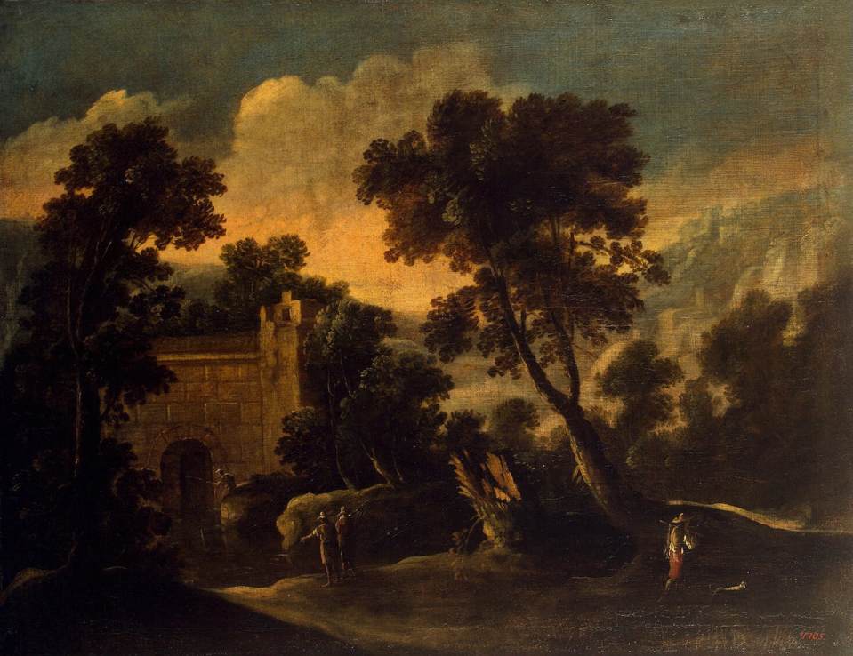 paysage avec Ruins