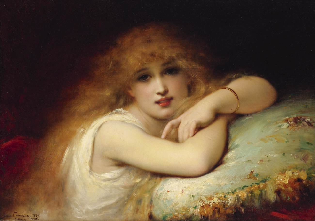 Une jeune femme oisive