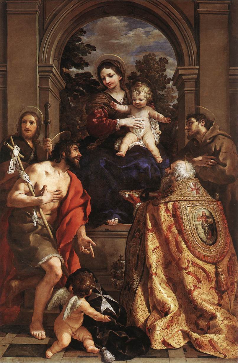 Vierge et saints