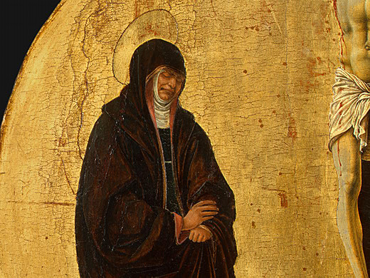 Polyptyque Griffoni : La Crucifixion (détail)