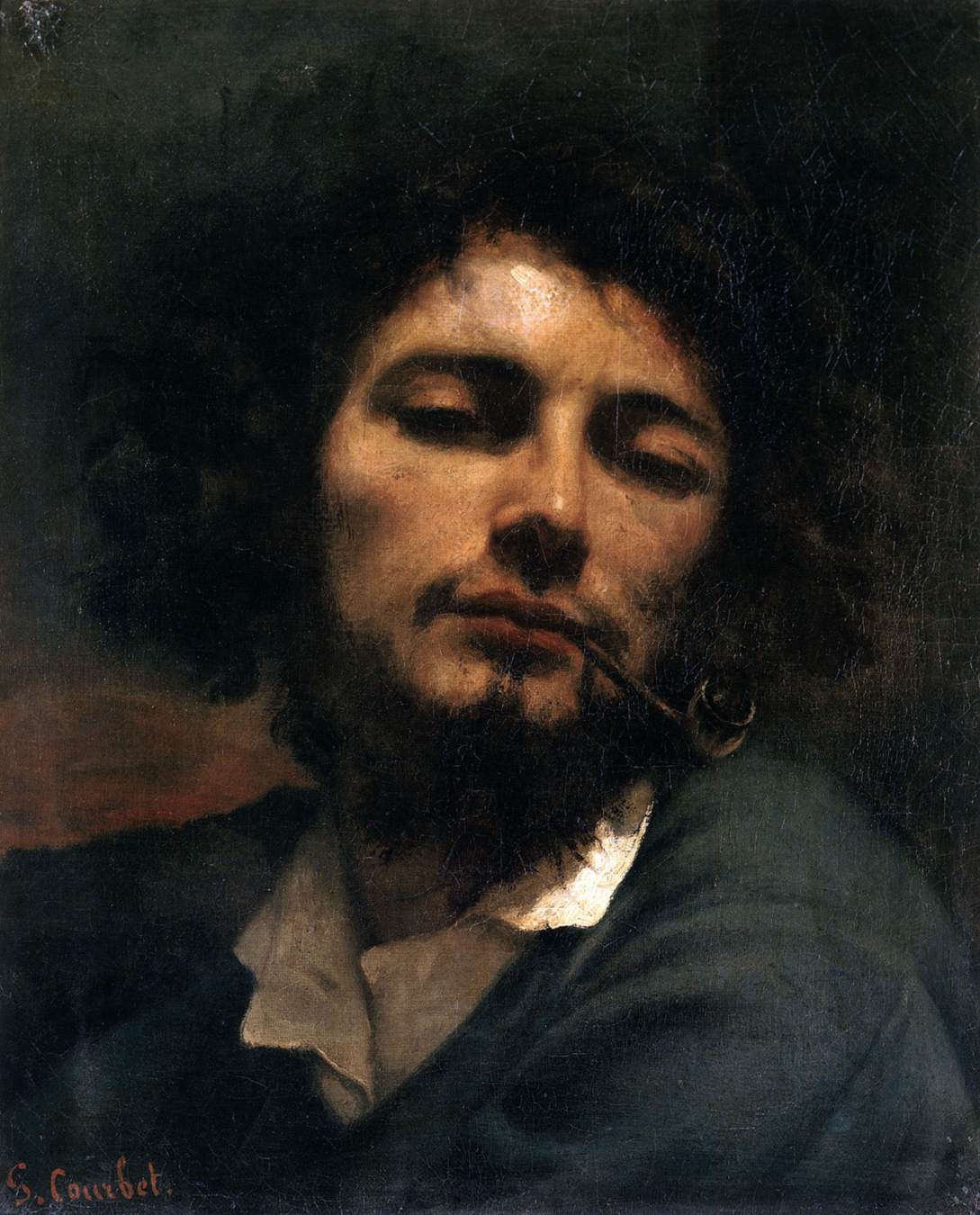 Autoportrait (homme à la pipe)