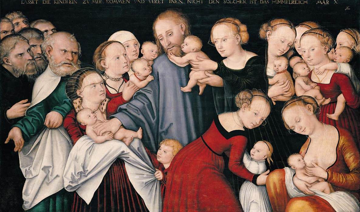 Le Christ bénissant les enfants