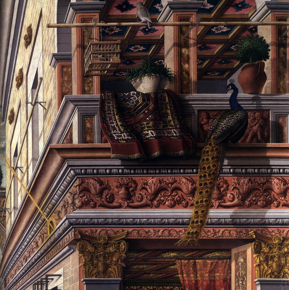 L'Annonciation avec saint Émidius (détail)
