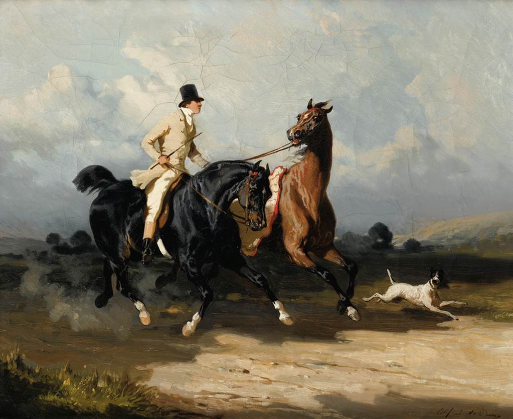 Deux chevaux au galop