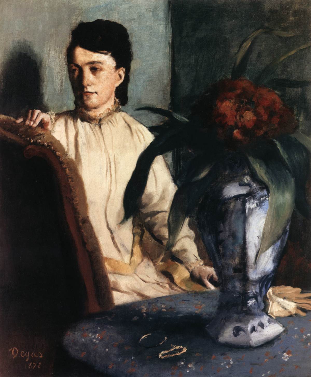Femme assise