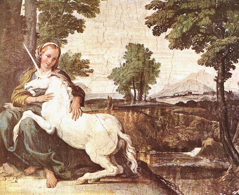 La jeune fille et la licorne