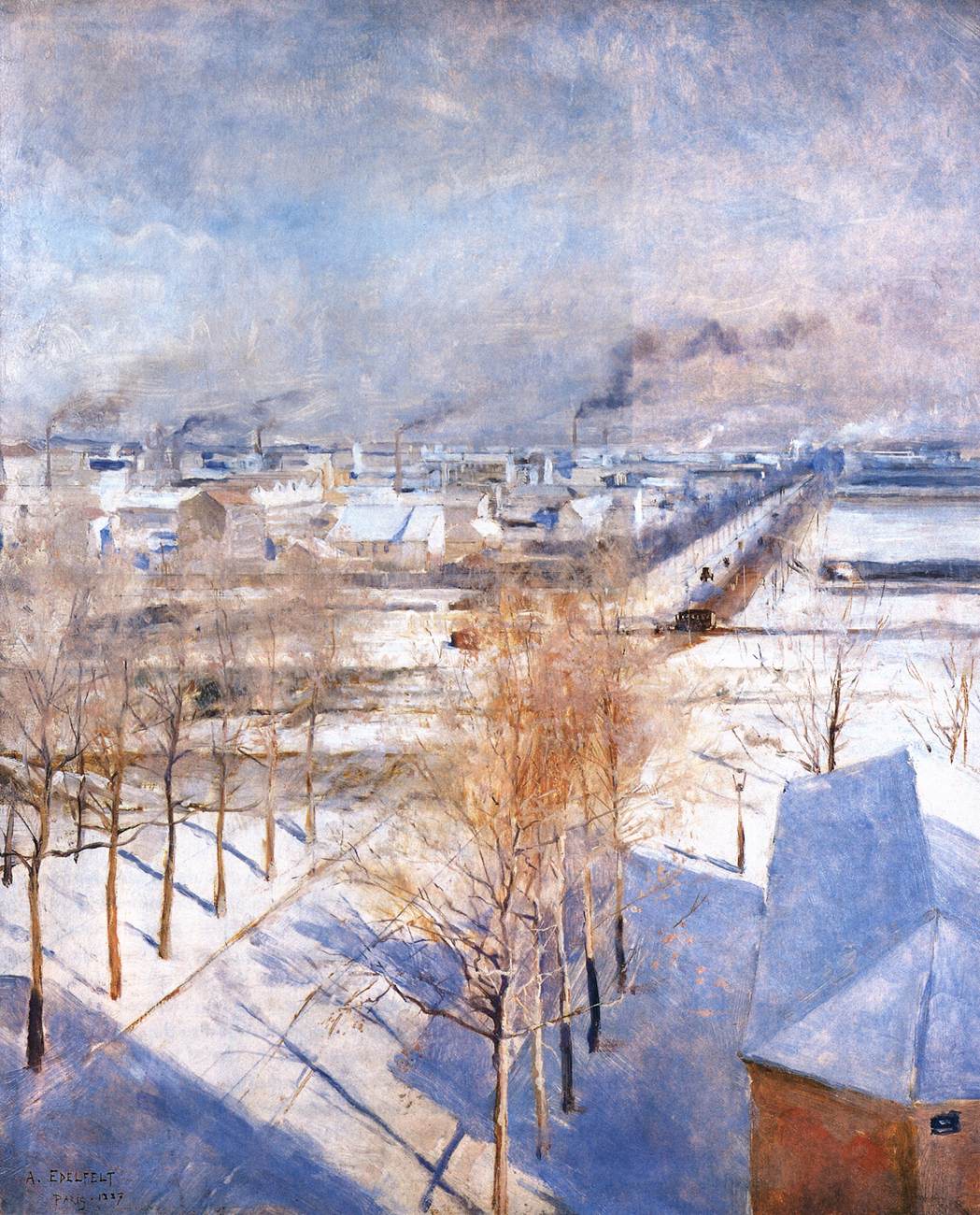 Paris sous la neige