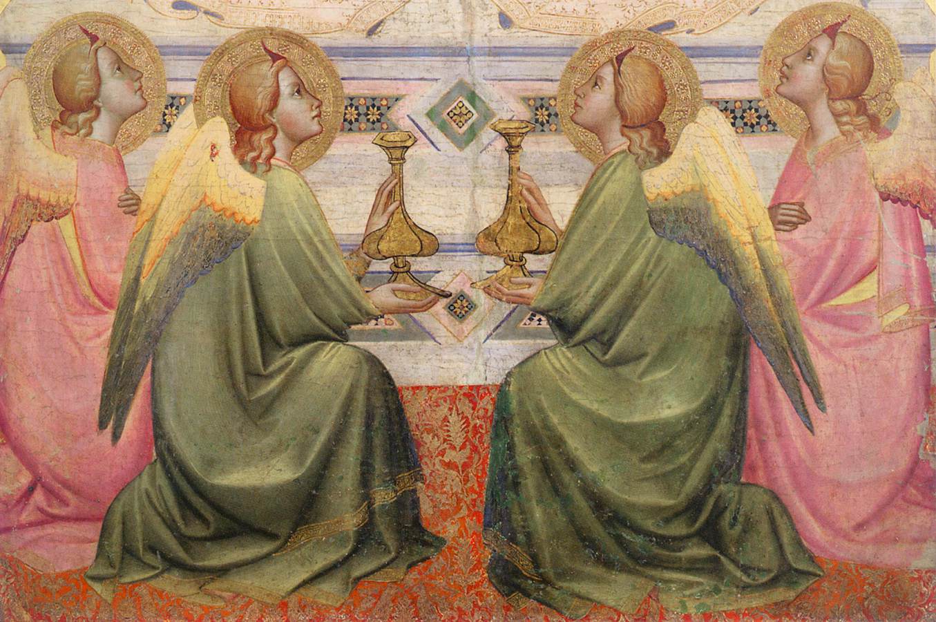 Couronnement de la Vierge (détail)