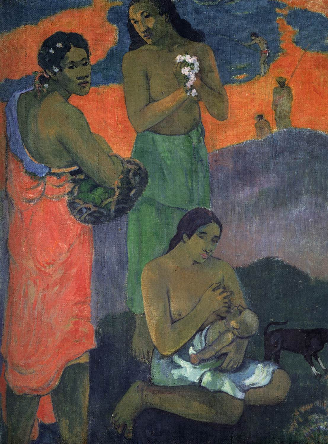 Femmes au bord de la mer (Maternité)