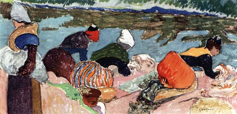 Les lavandières à Arles