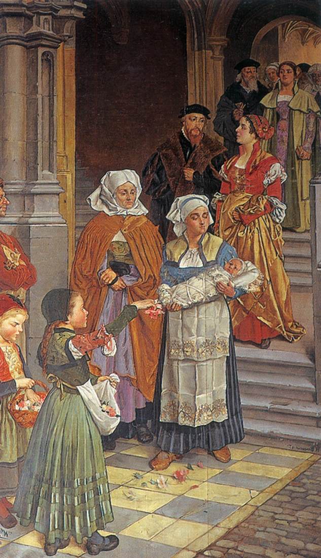 Le Baptême à la cour de Marguerite d'Autriche