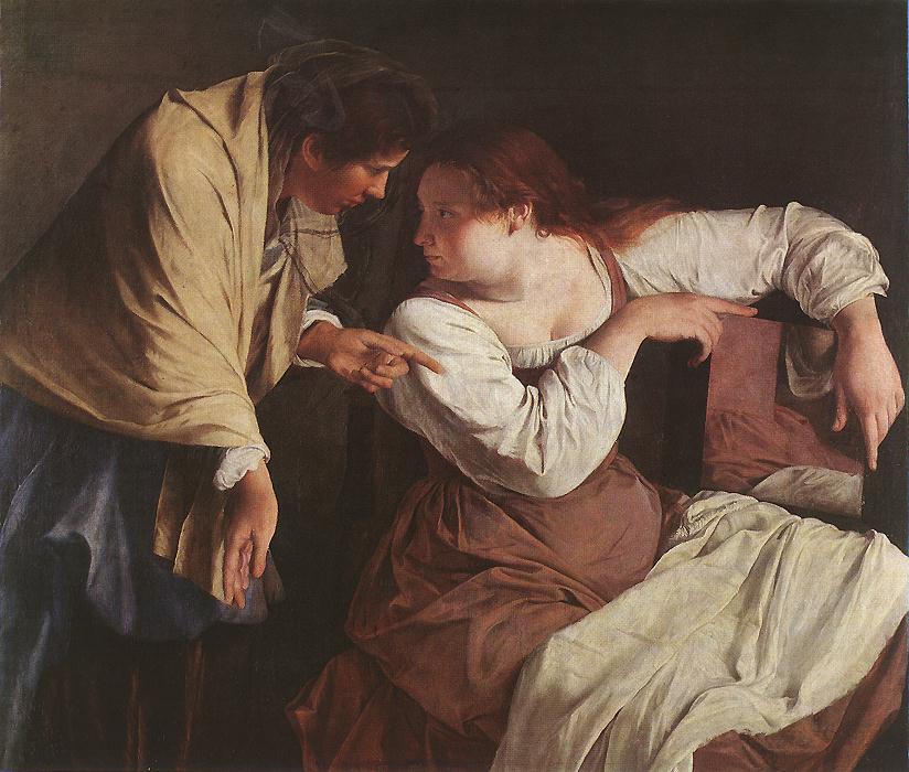 Deux femmes avec un miroir