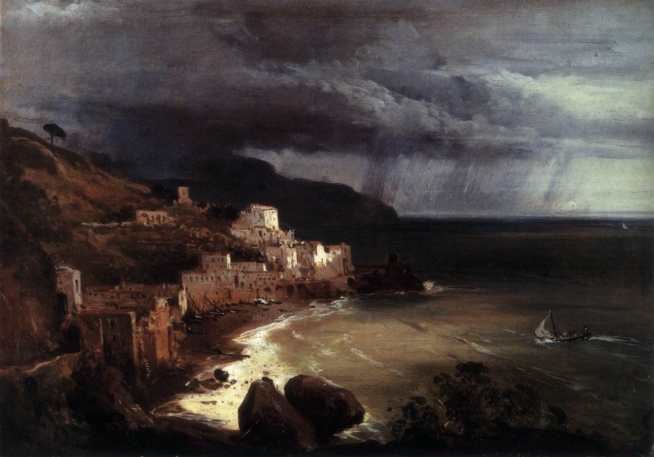 Orage sur la baie d'Amalfi