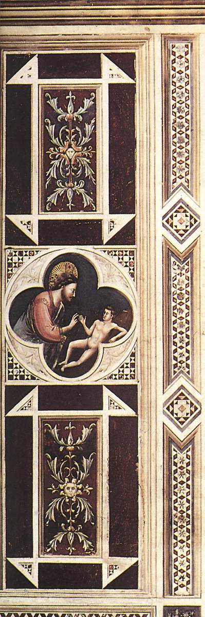 Création d'Adam (sur la bande décorative)