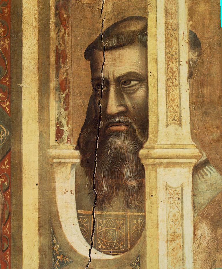 Ognissanti Madonna (detail)