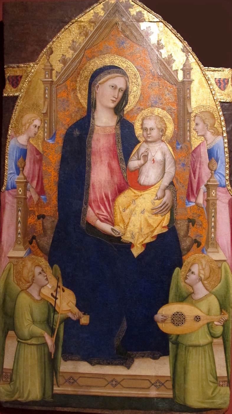 Vierge à l'Enfant avec des anges